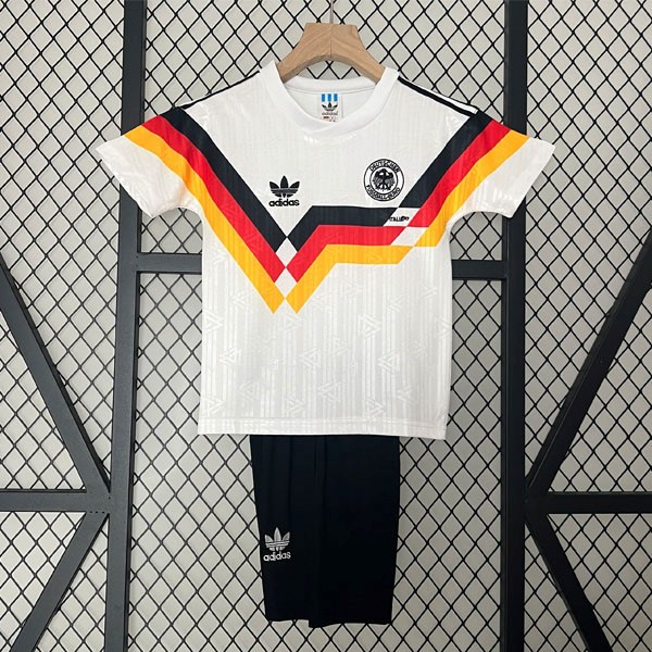 Camiseta Alemania 1ª Retro Niño 1990